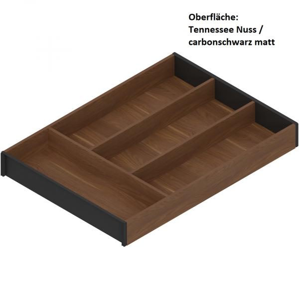 AMBIA-LINE Besteckeinsatz, für LEGRABOX/MERIVOBOX, Holzdesign, 4 Besteckfächer, NL=450 mm, Breite=300 mm